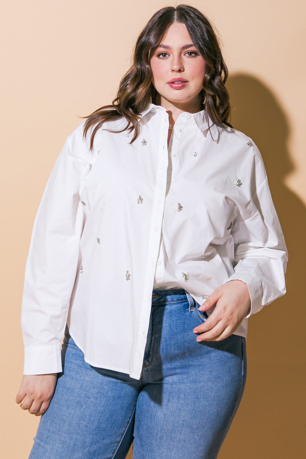 HIT OR MISS POPLIN SHIRT