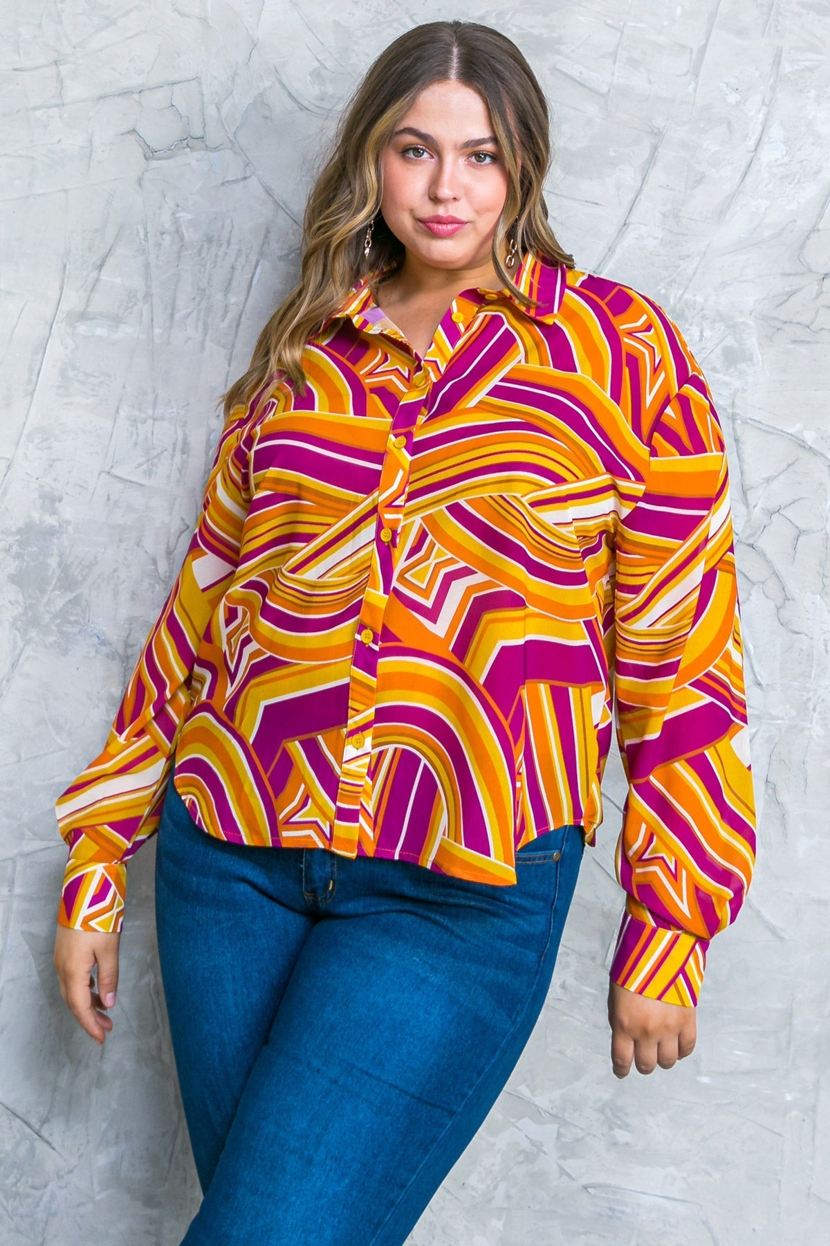 LIVELY CHAM WOVEN TOP Flying Tomato