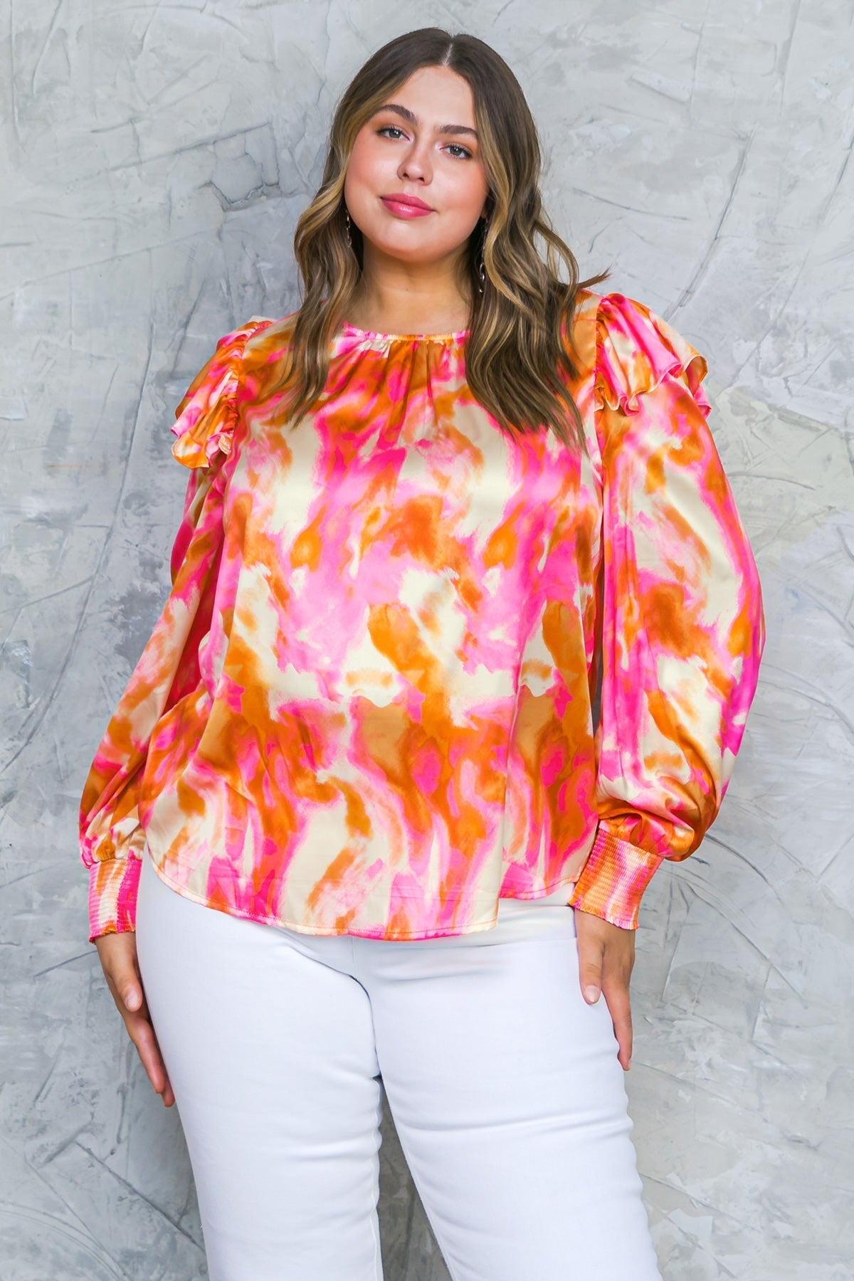 FEELING SPICE WOVEN TOP Flying Tomato