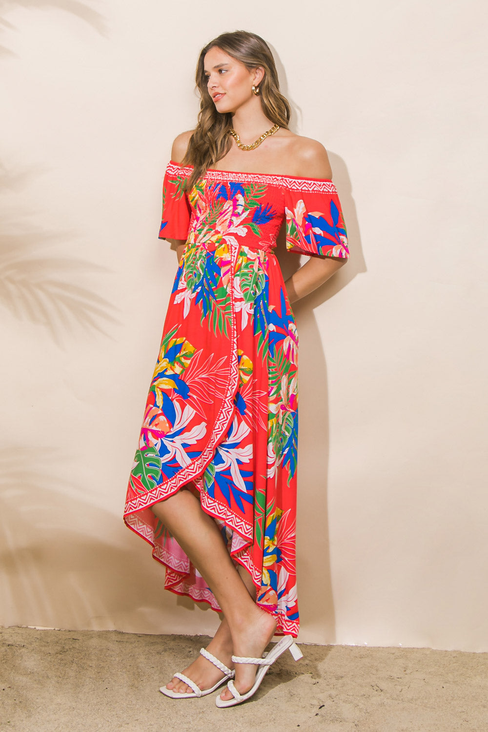 COVER ME UP HI-LO DRESS Flying Tomato