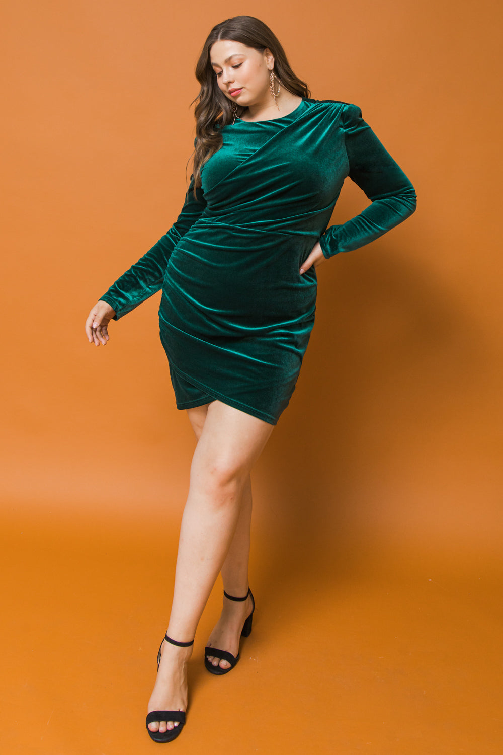 I'M ENCHANTED VELVET MINI DRESS Flying Tomato