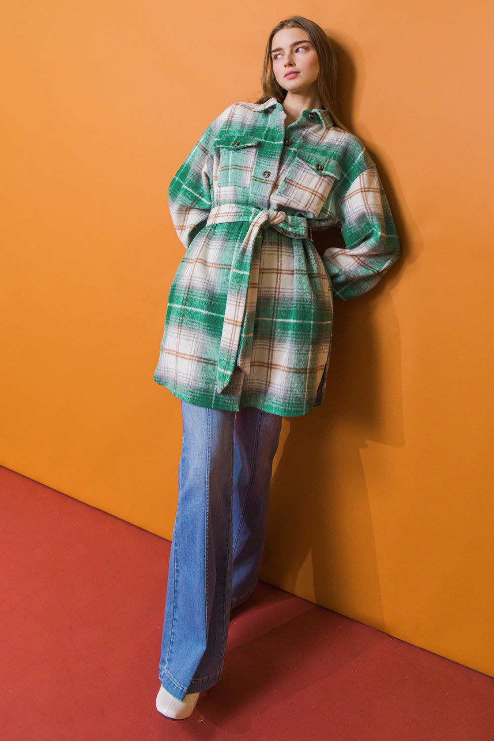 SWEET EVENINGS WOVEN MIDI JACKET Flying Tomato