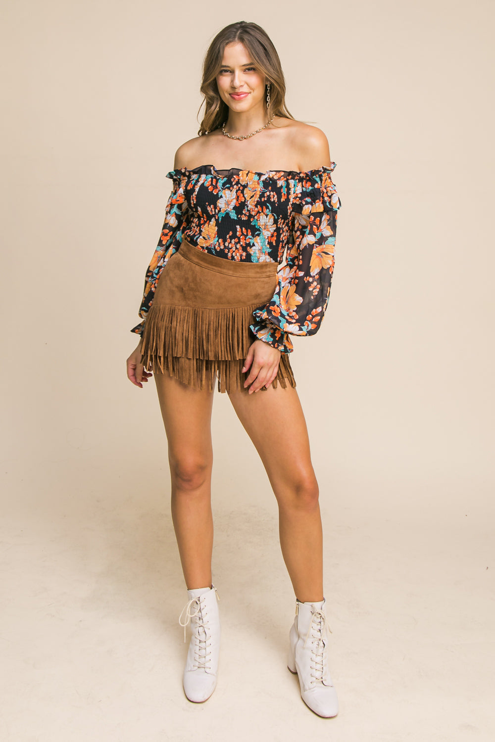 MAKE SOME PLANS SUEDE SKORT Flying Tomato