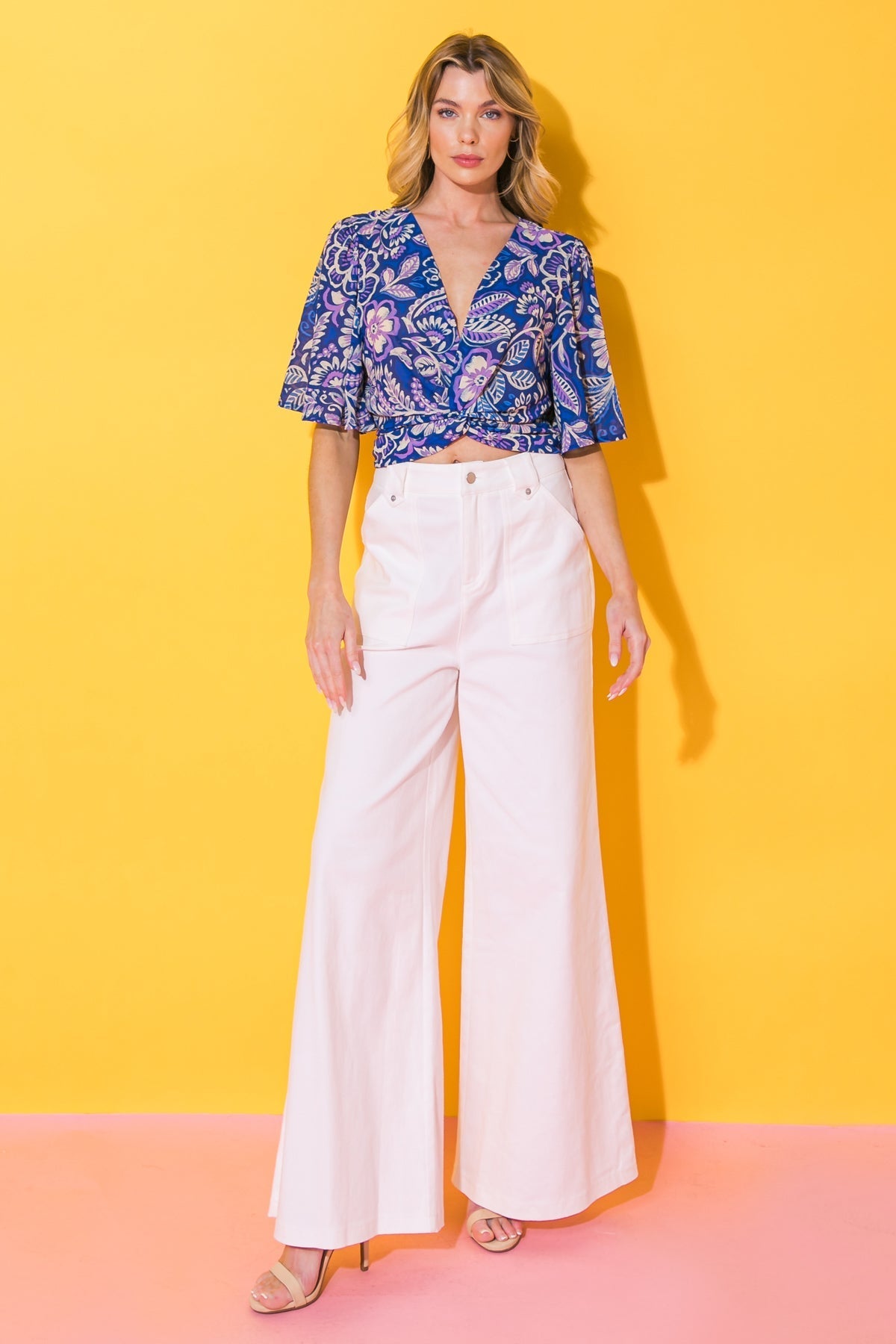 MY BEACH OUTFITS WOVEN TOP Flying Tomato