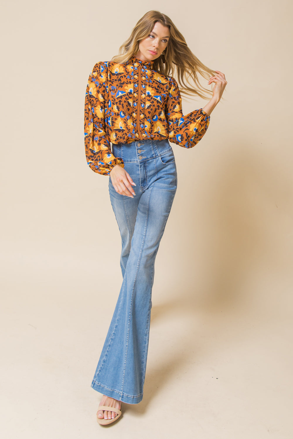 OVERTHINKING IT WOVEN TOP Flying Tomato