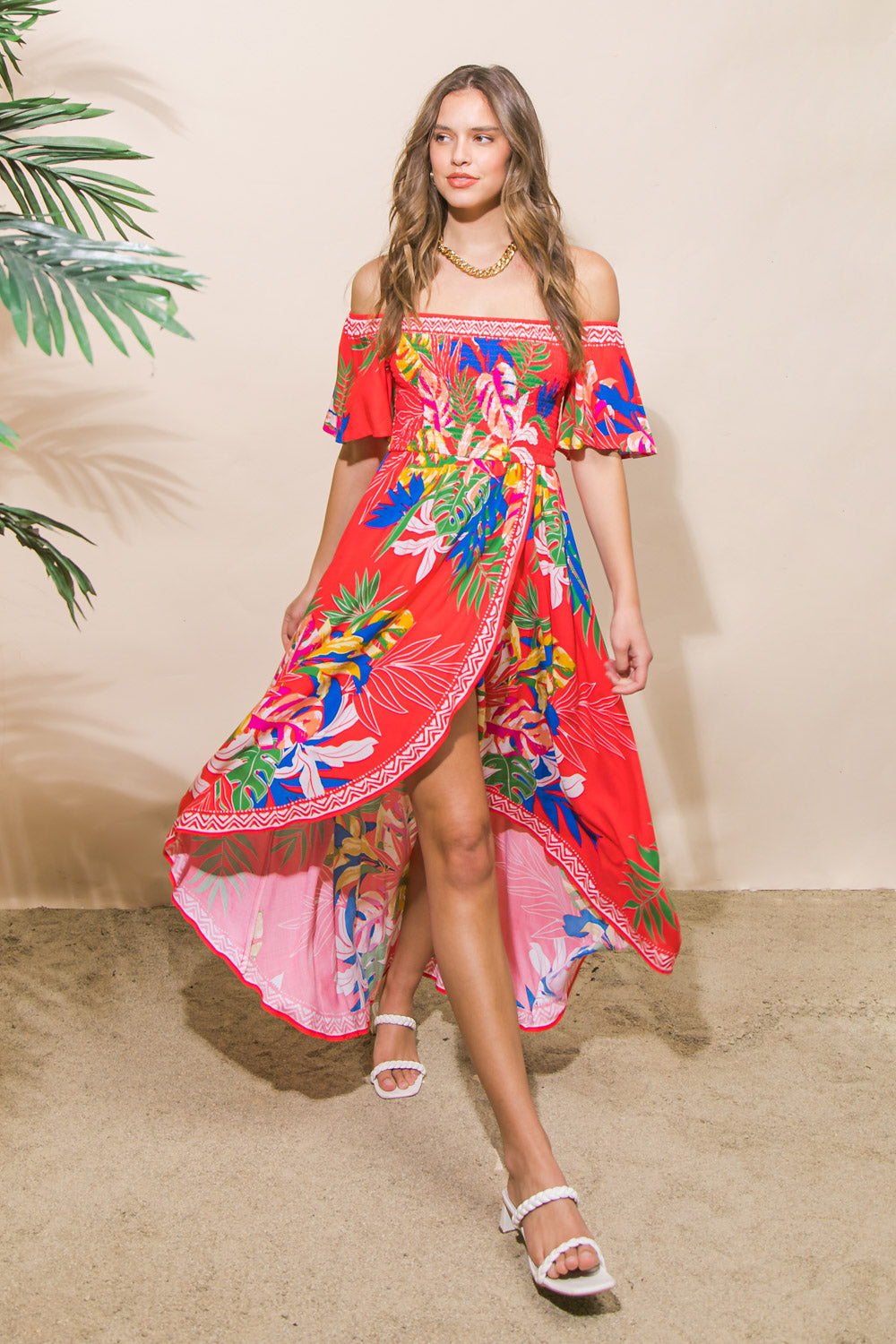 COVER ME UP HI-LO DRESS Flying Tomato