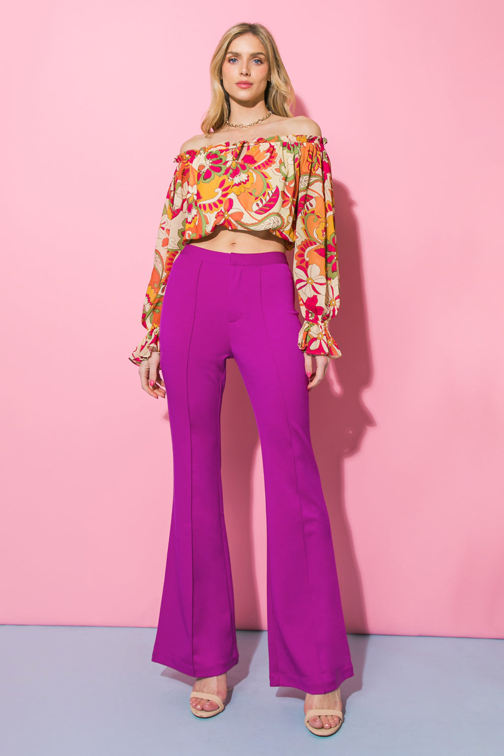 DEPTHS OF BEAUTY FLARE PANTS Flying Tomato