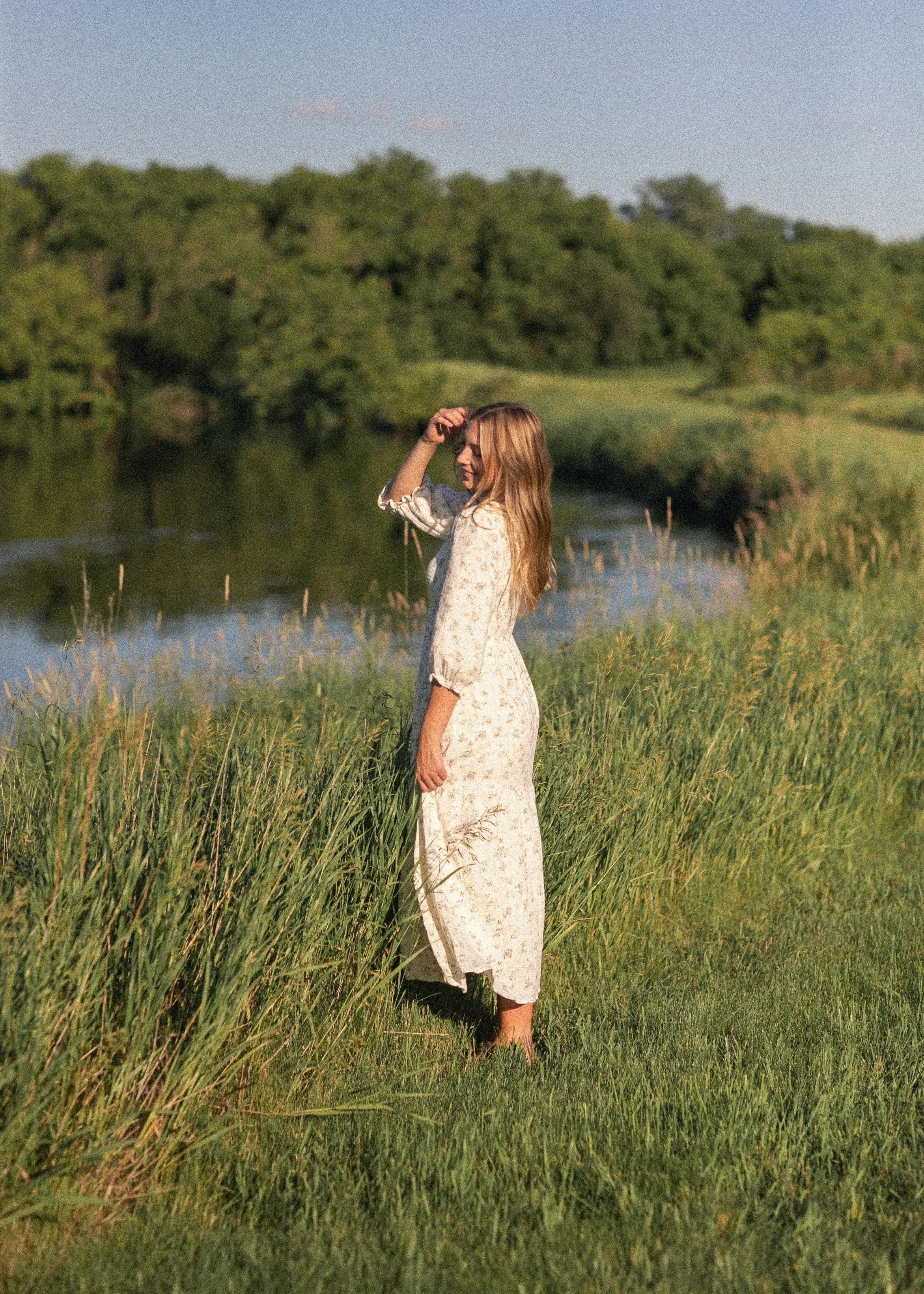 Flora Smocked Midi Dress Inherit Co.