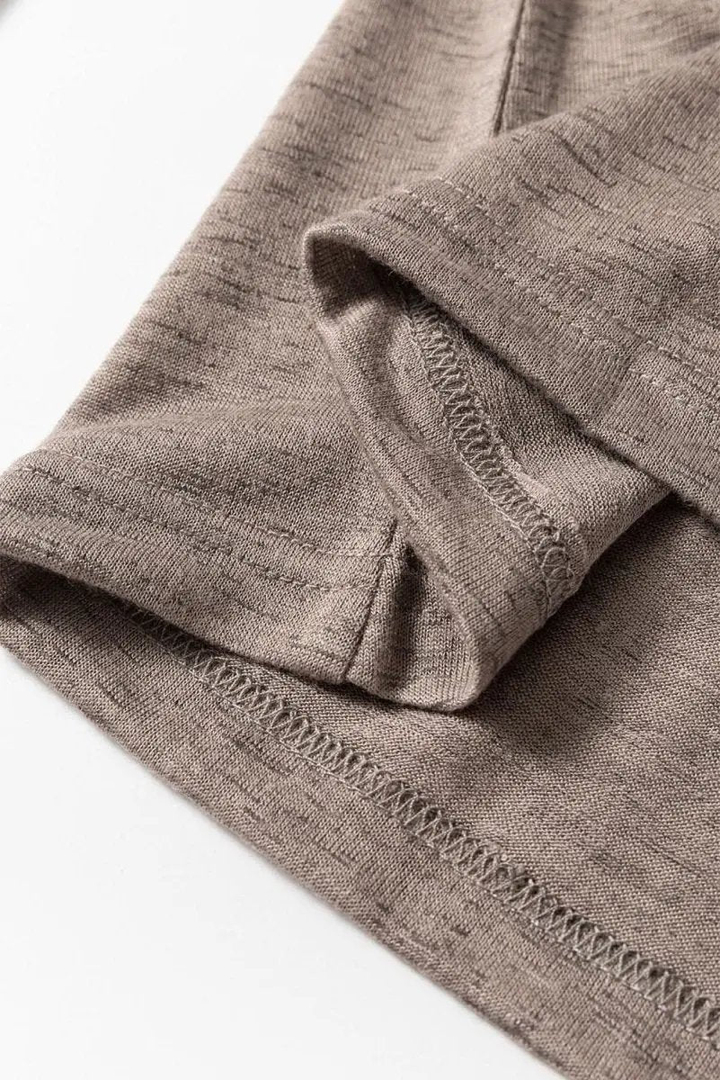 Floral Half Button Long Sleeve T-Shirt - Love Salve 