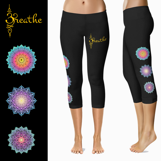 Mandala Leggings with Pockets â€“ Full or Capri Length MM