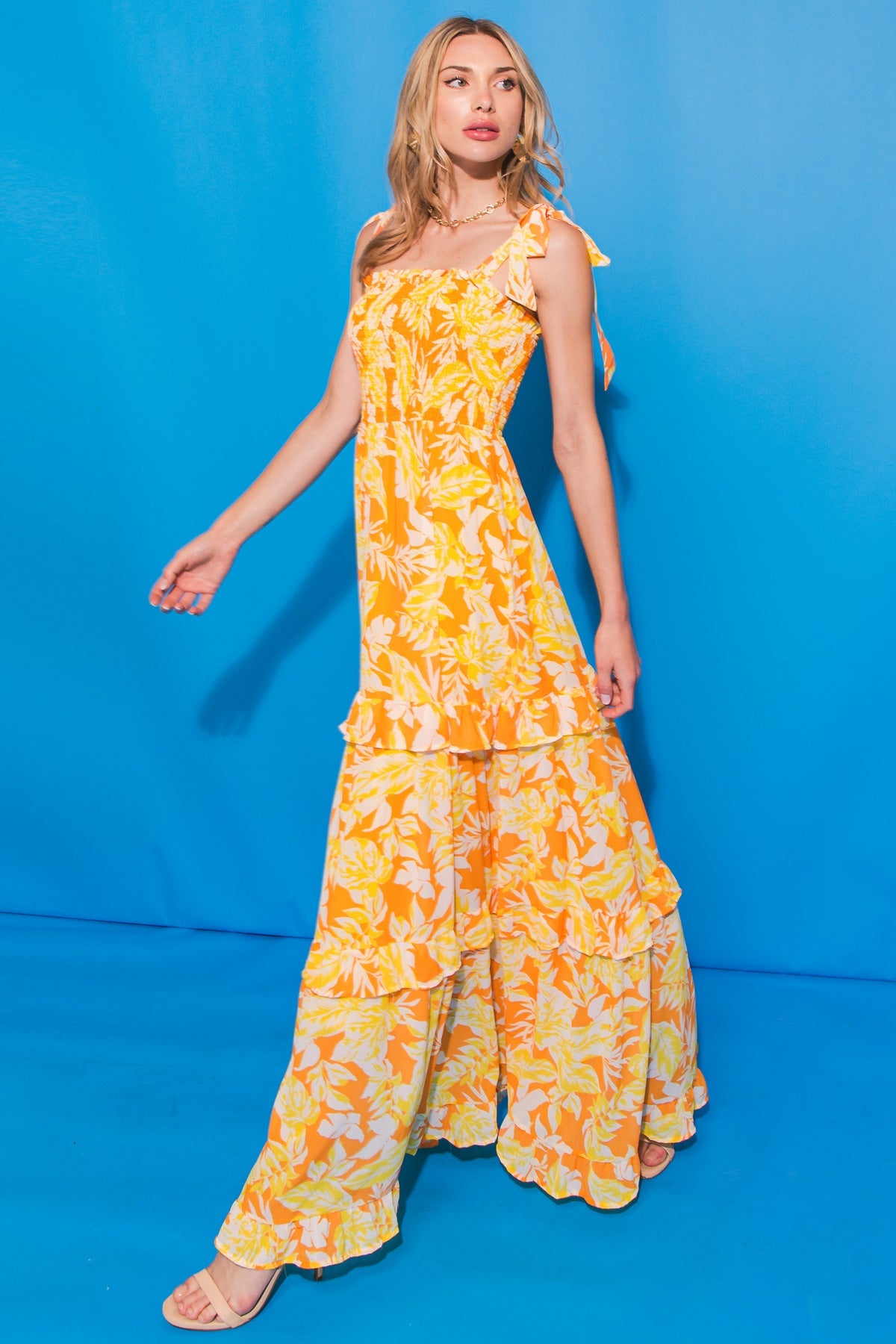 AN AFFAIR TO REMEMBER WOVEN MAXI DRESS