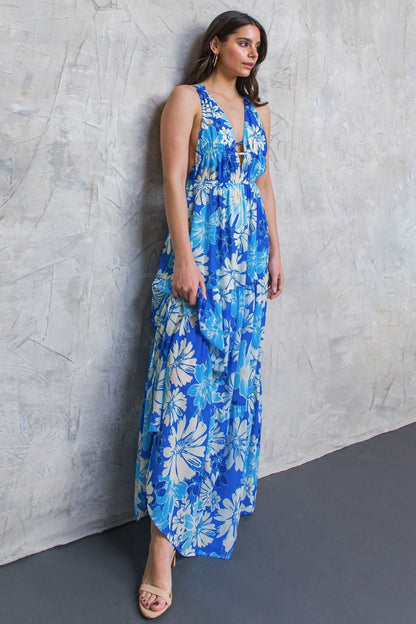 Charming Sleeveless Tiered Maxi Dress