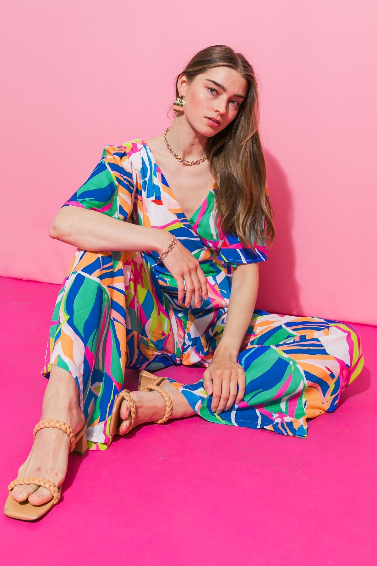 WHITEWATER BAY WOVEN JUMPSUIT Flying Tomato