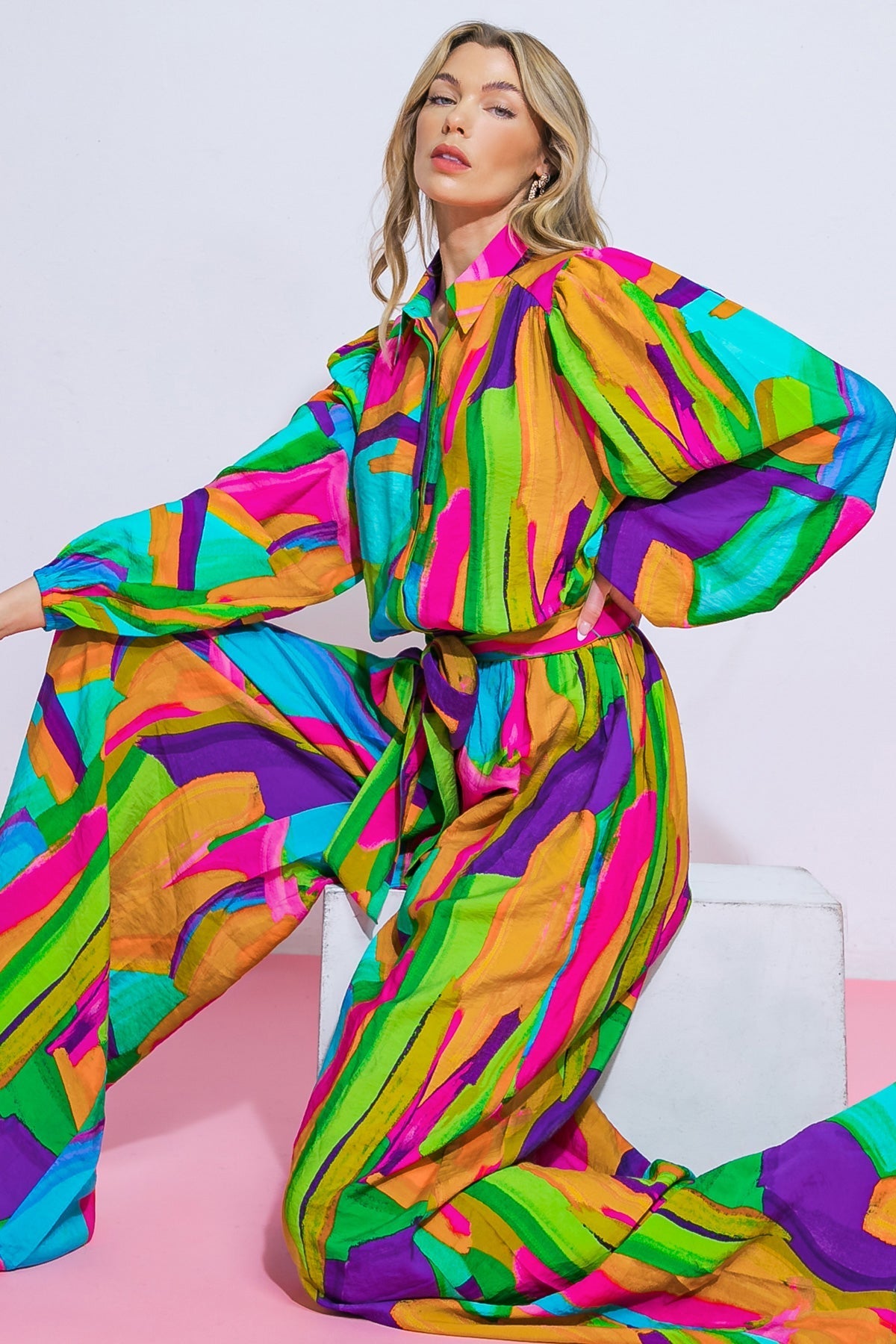 ALL MY HEART WOVEN JUMPSUIT Flying Tomato