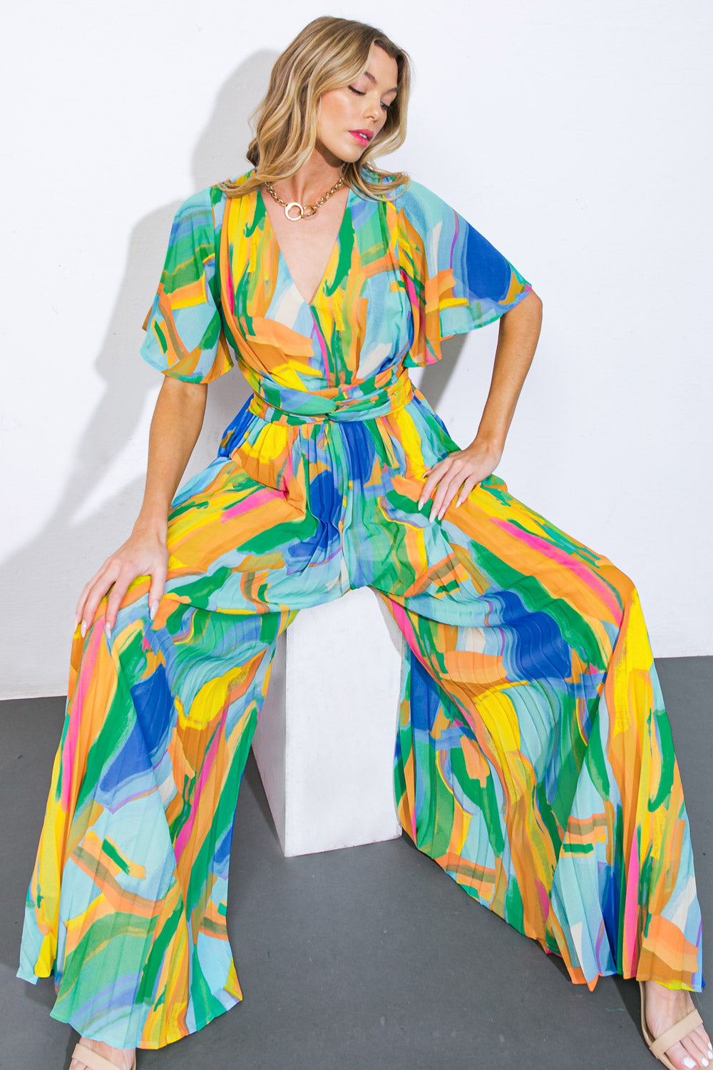 SPIRIT OF NOEL WOVEN JUMPSUIT Flying Tomato