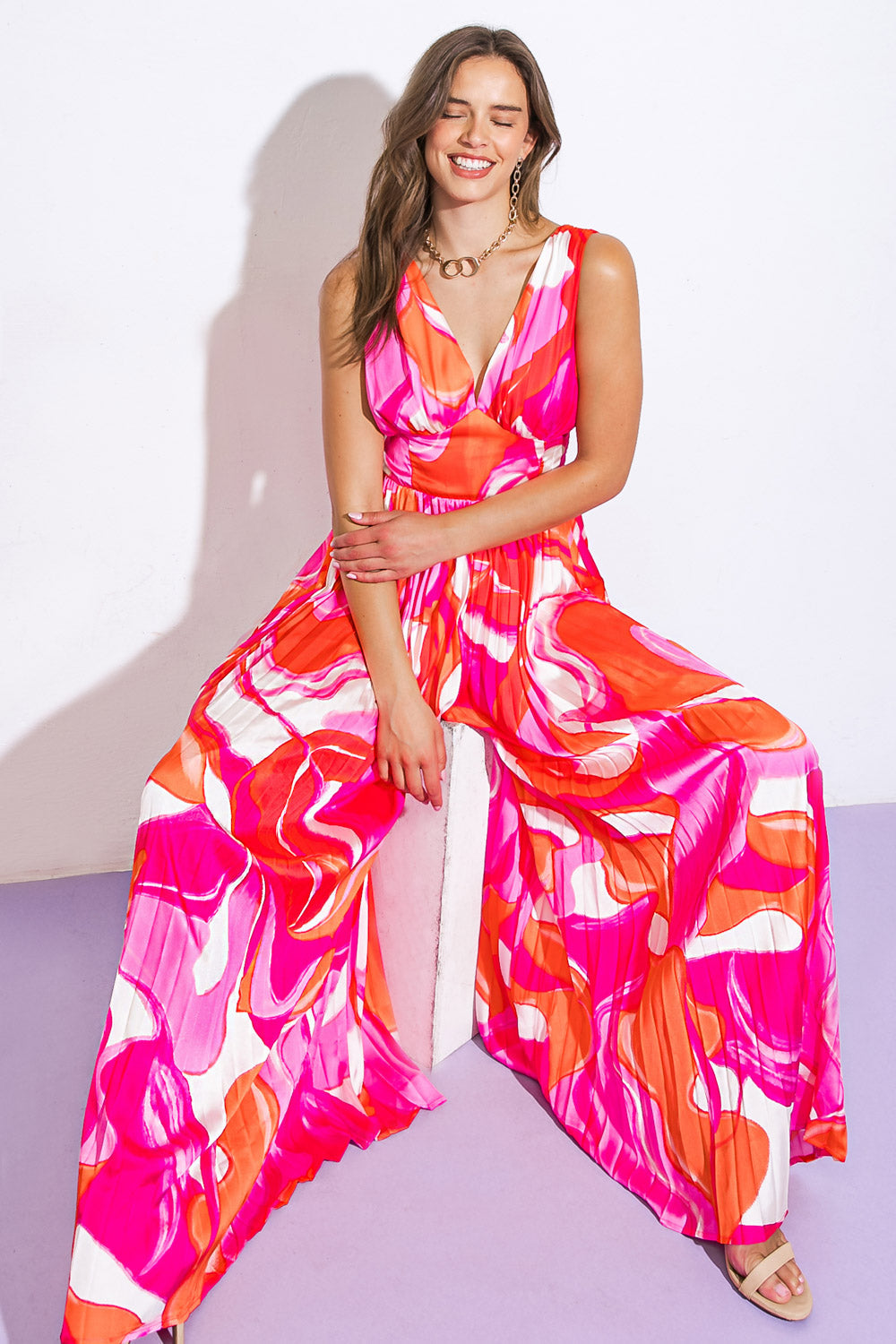 CHASING YOU WOVEN JUMPSUIT Flying Tomato