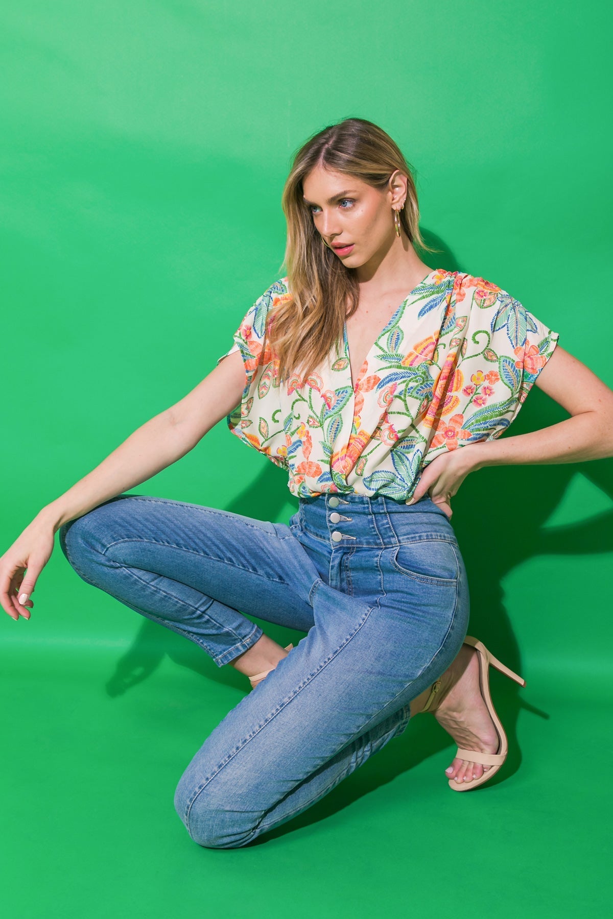 GOT YOU ON MY MIND WOVEN BODYSUIT Flying Tomato