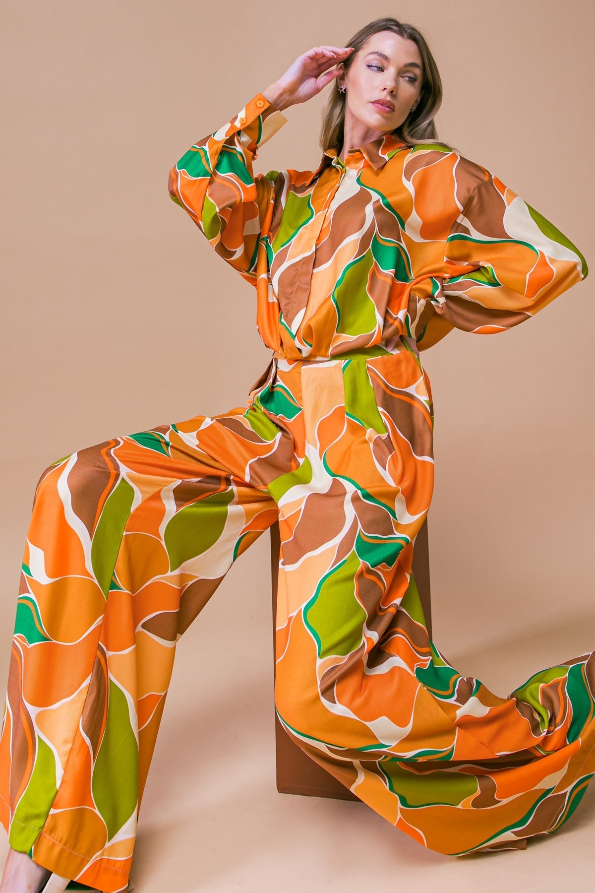 SWEETEST ENTRANCE WOVEN TOP Flying Tomato