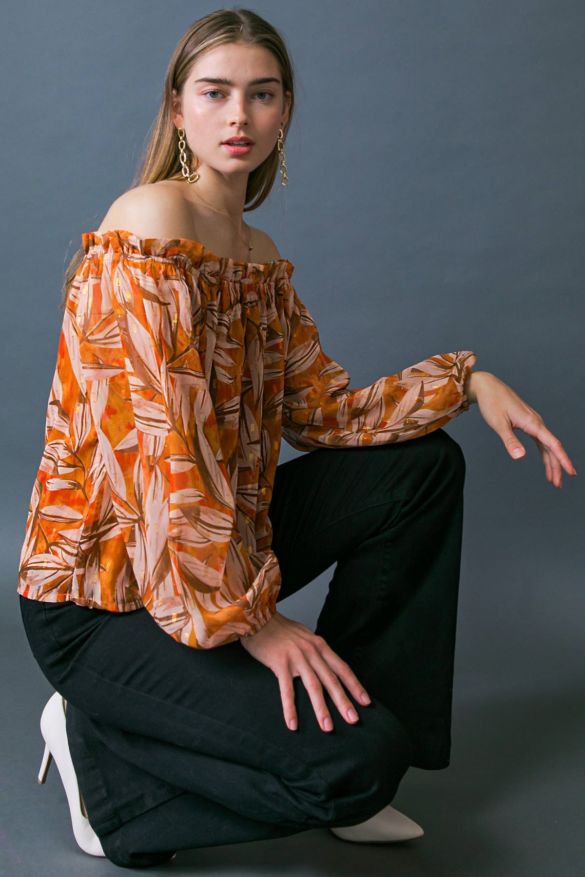 MAKE ME BELIEVE WOVEN TOP Flying Tomato