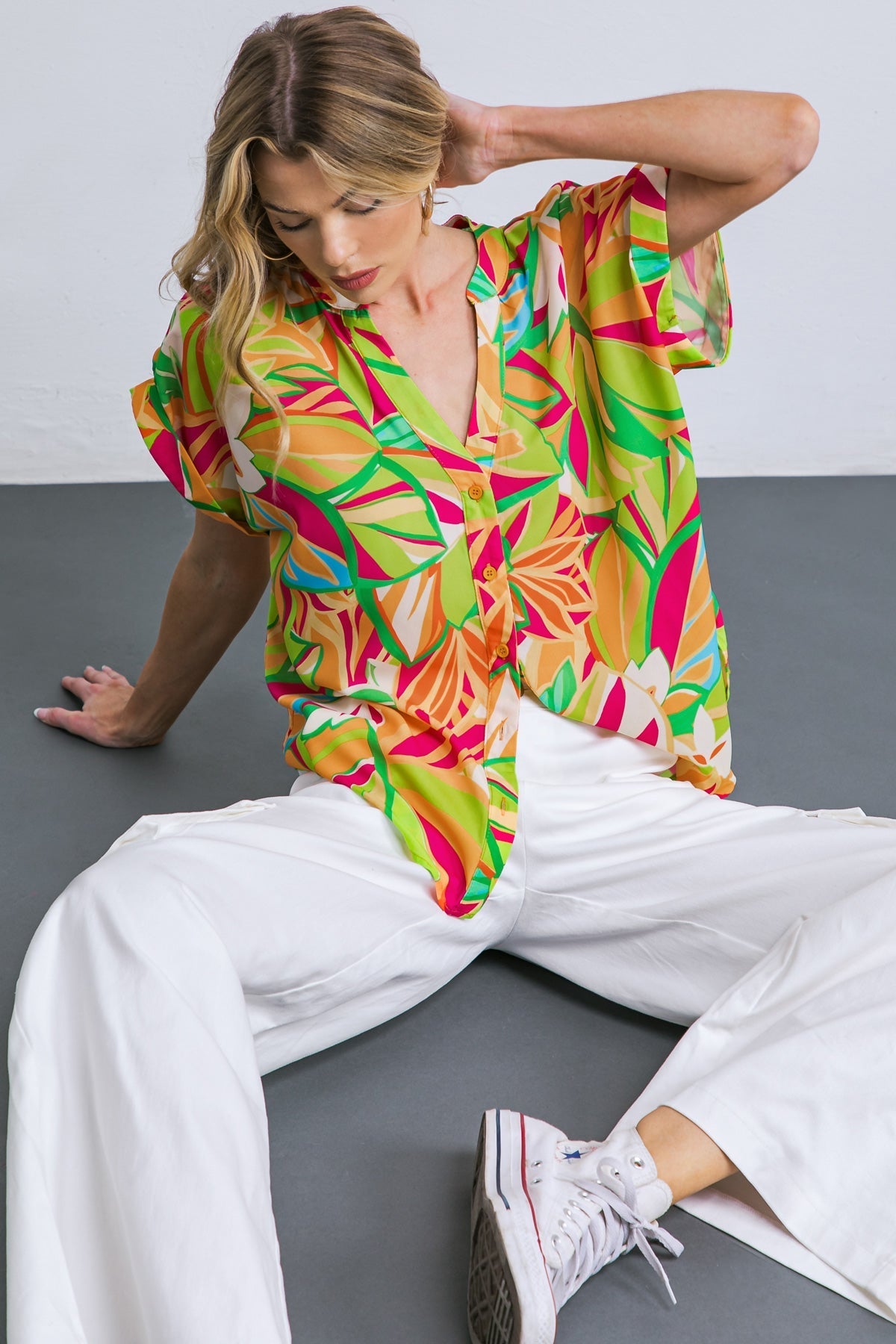 FAVORITE ICON WOVEN TOP Flying Tomato