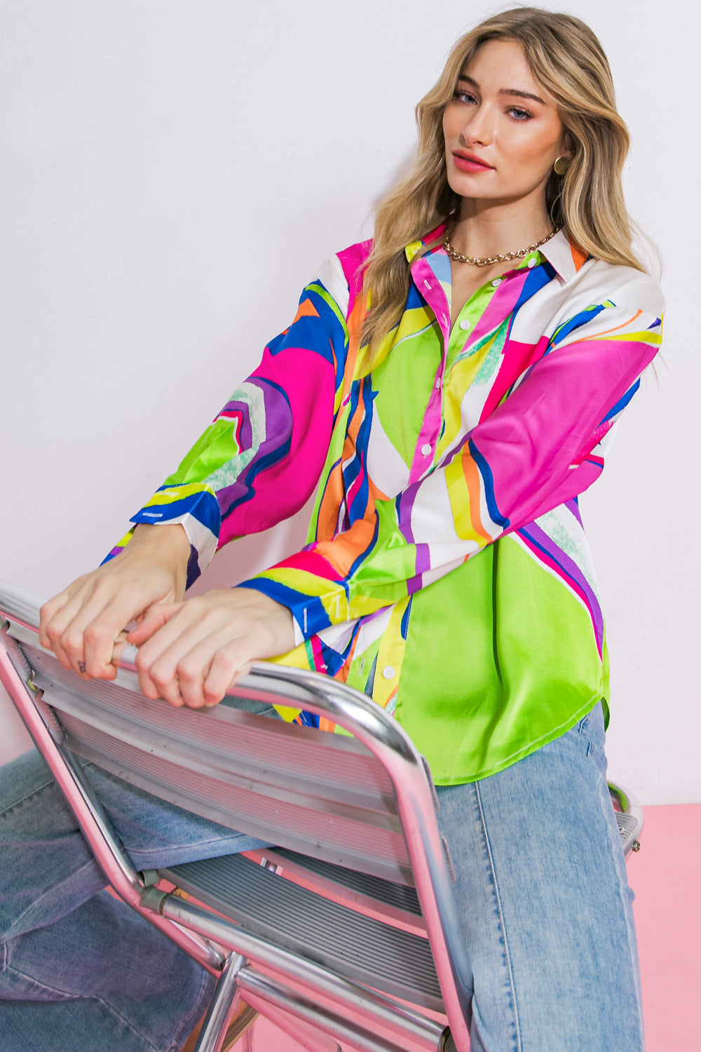 GET GOING WOVEN TOP Flying Tomato