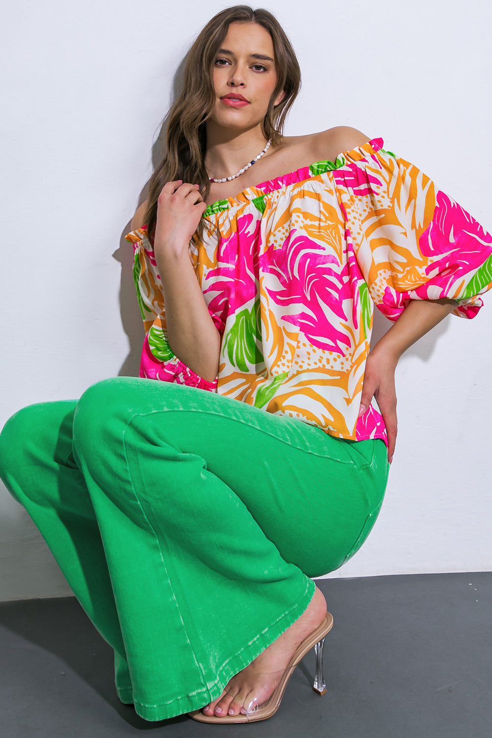 BREAKING HEARTS WOVEN TOP Flying Tomato