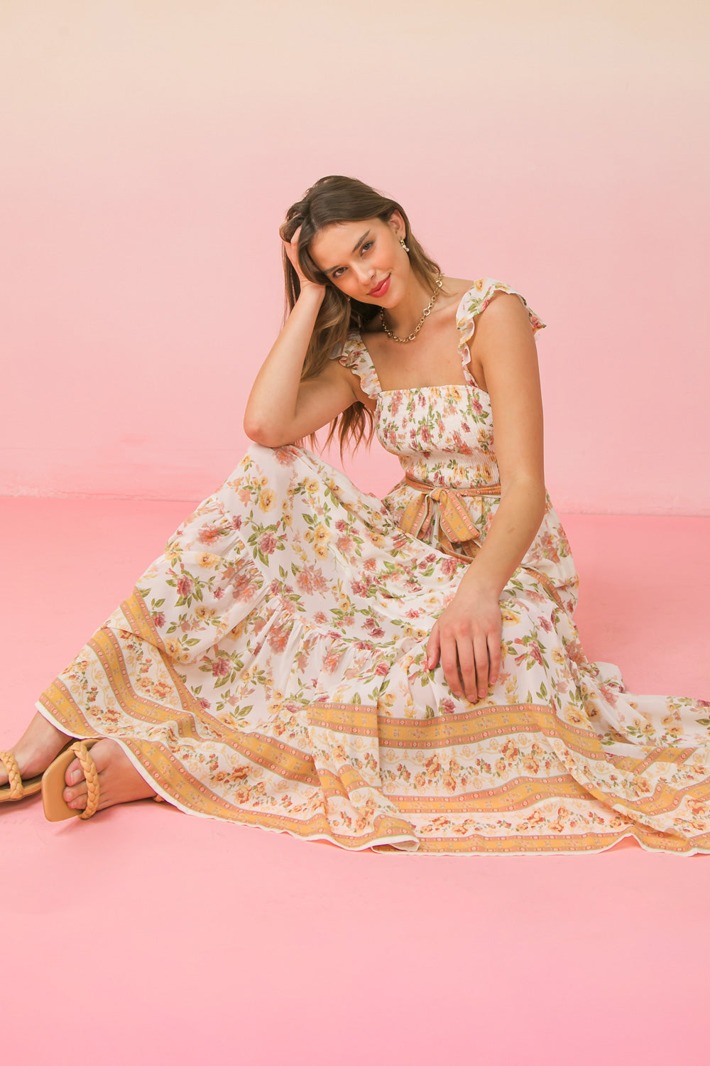 SHINE LIKE THE SUN MAXI DRESS Flying Tomato