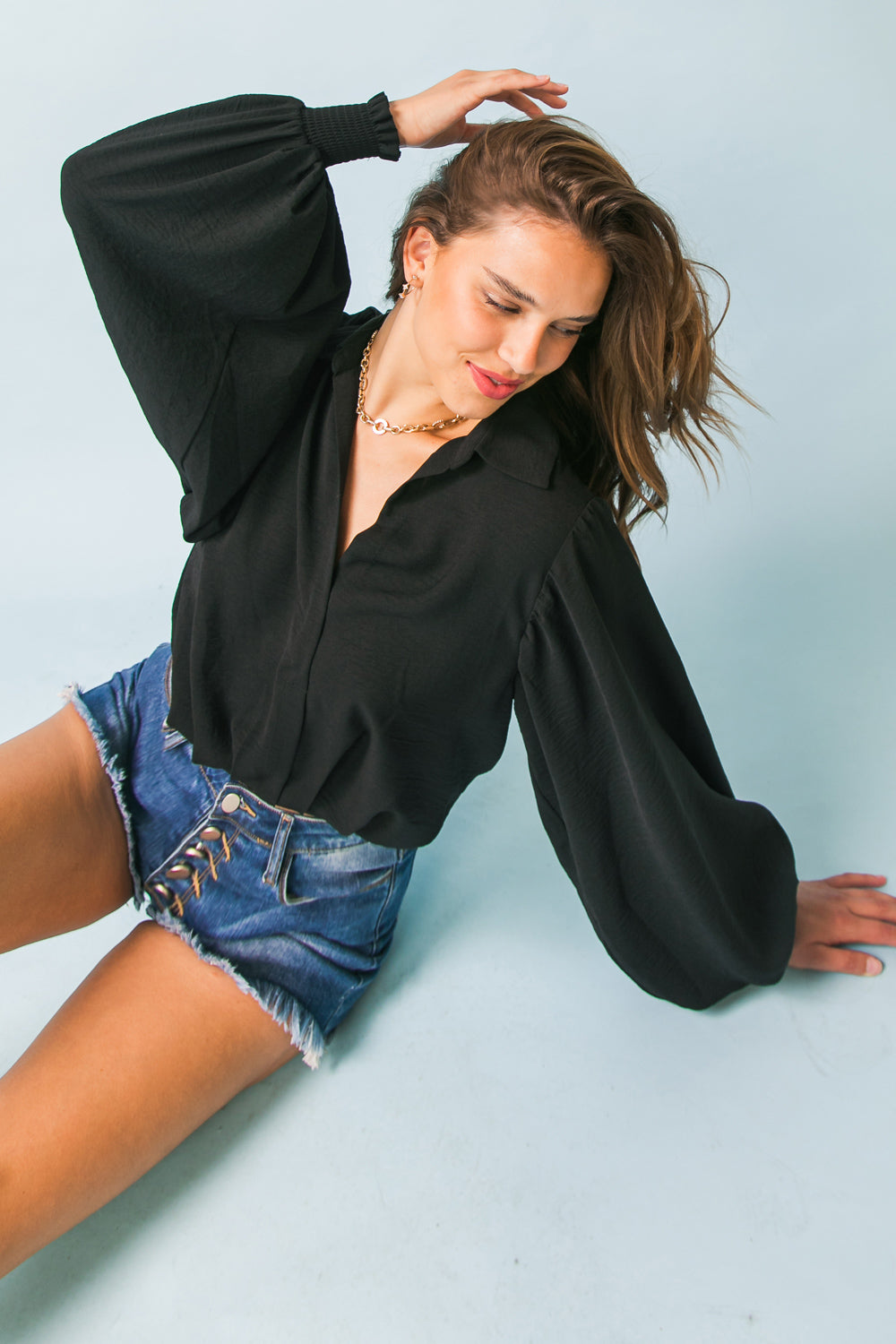 MILES BETWEEN US WOVEN TOP Flying Tomato