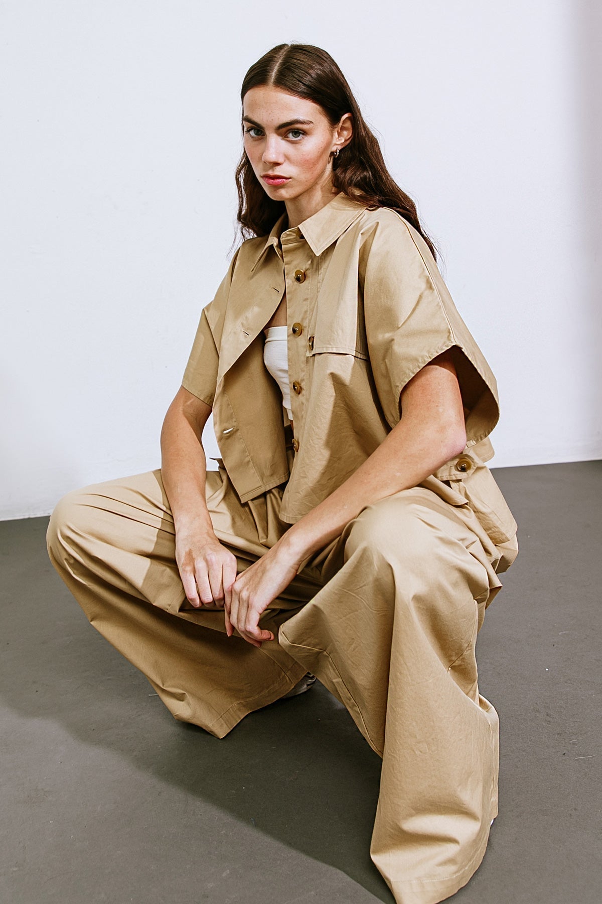 IT'S PERFECT TIMING WOVEN TOP Flying Tomato