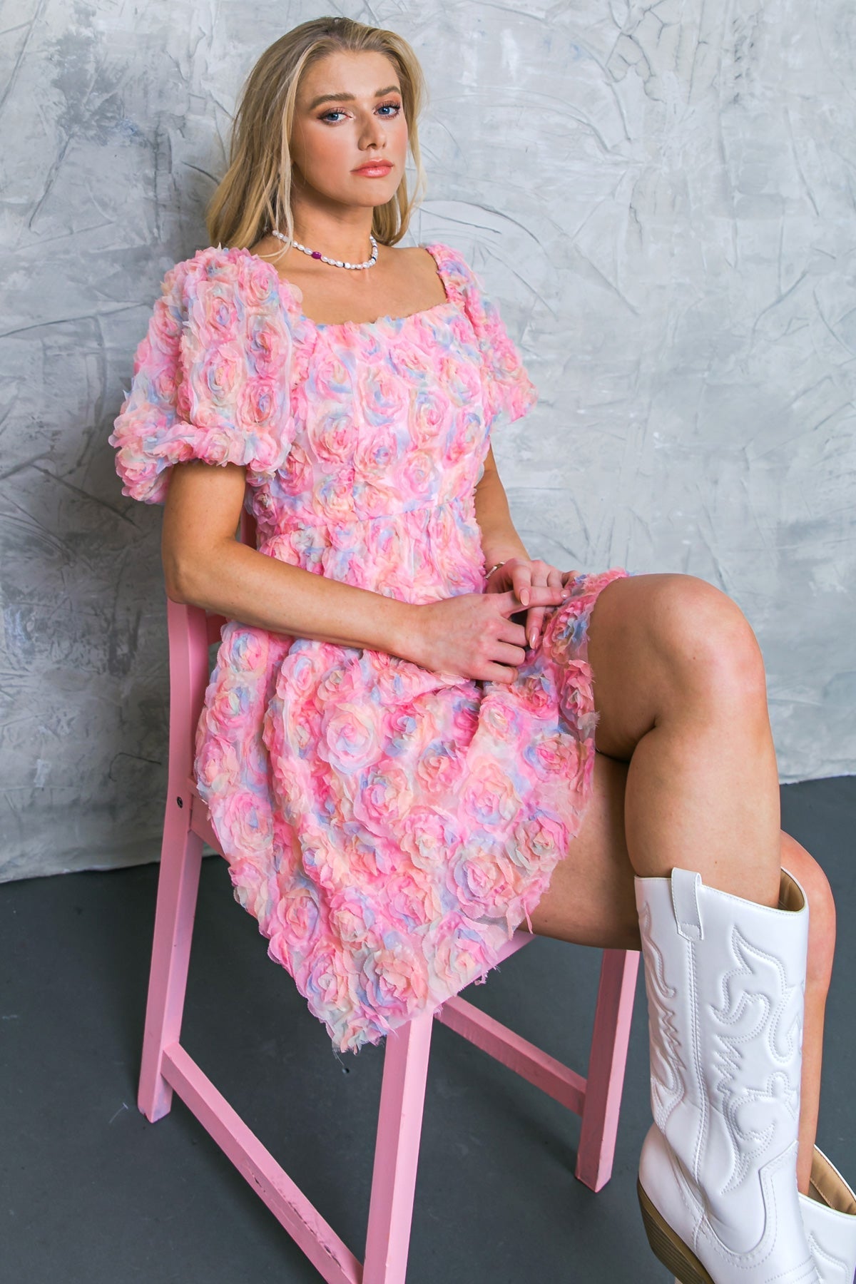THE MOST NOTABLE WOVEN MINI DRESS Flying Tomato