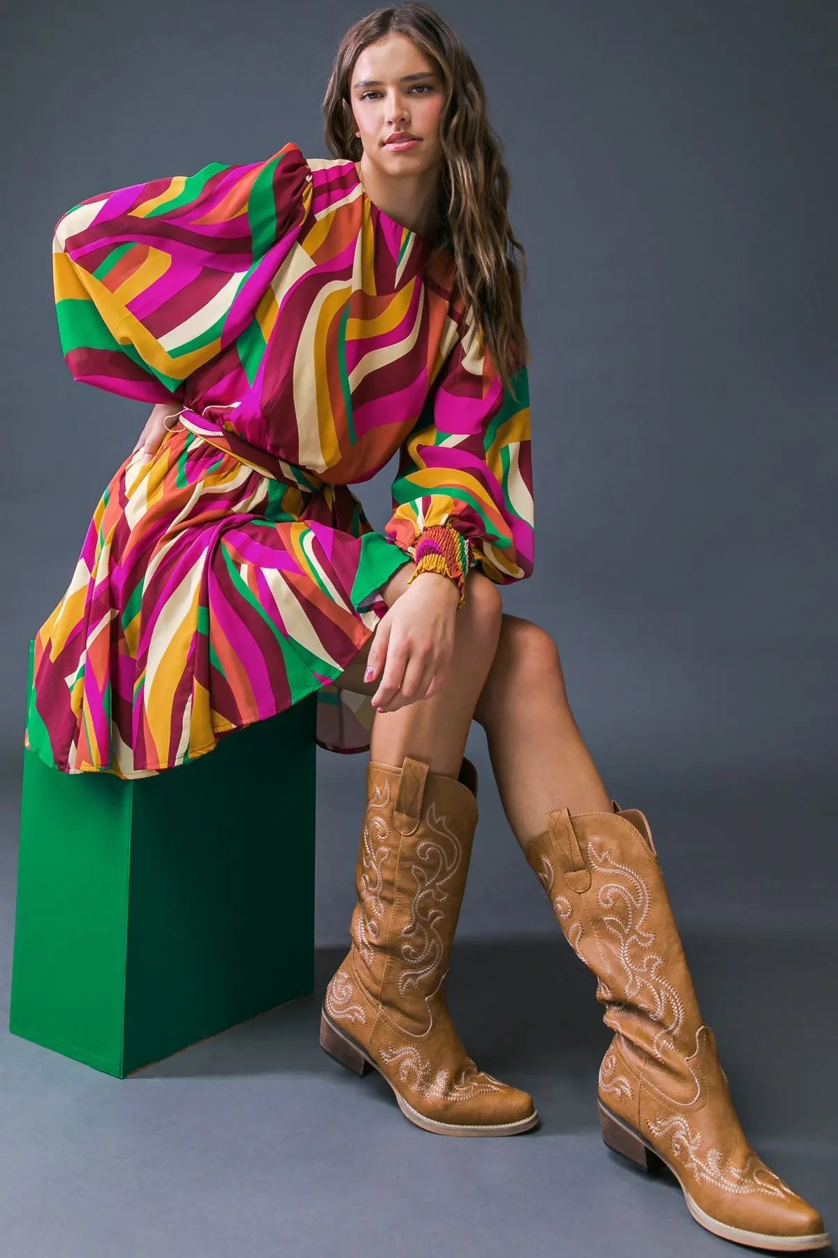 KEEP ON MOVING WOVEN MINI DRESS Flying Tomato