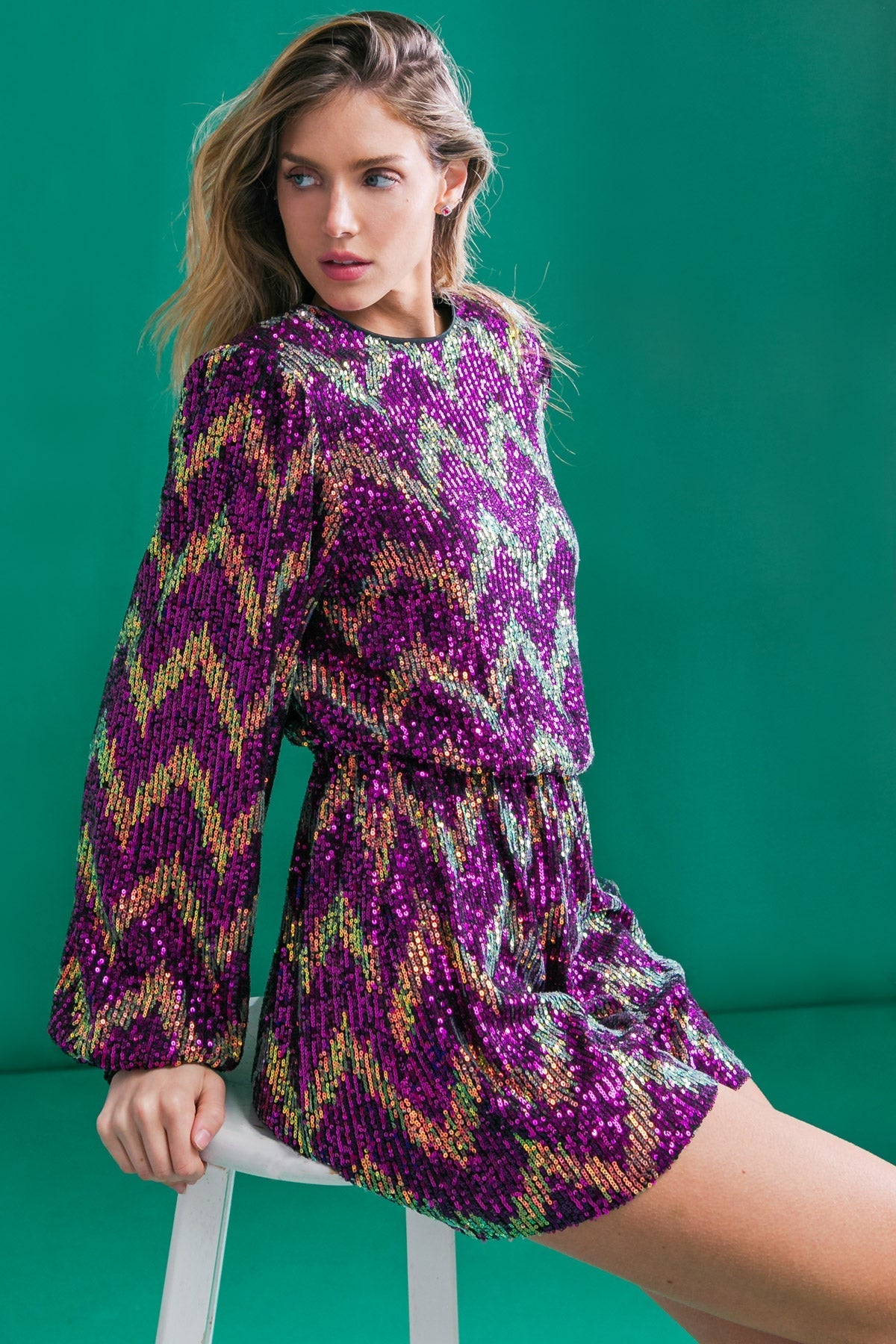 REAL ALLURE SEQUIN ROMPER Flying Tomato