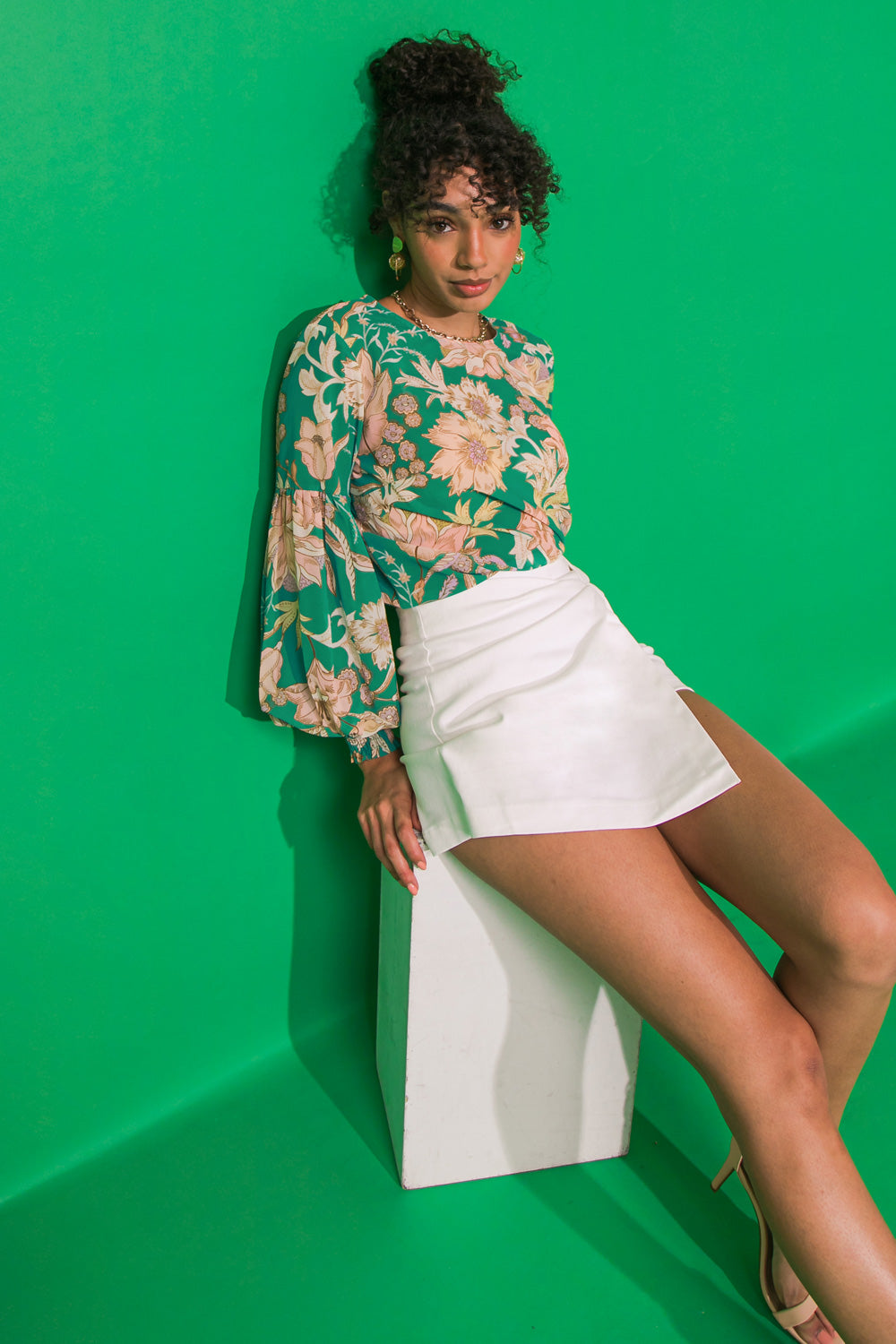 DAYBREAK SKYLINE WOVEN TOP Flying Tomato