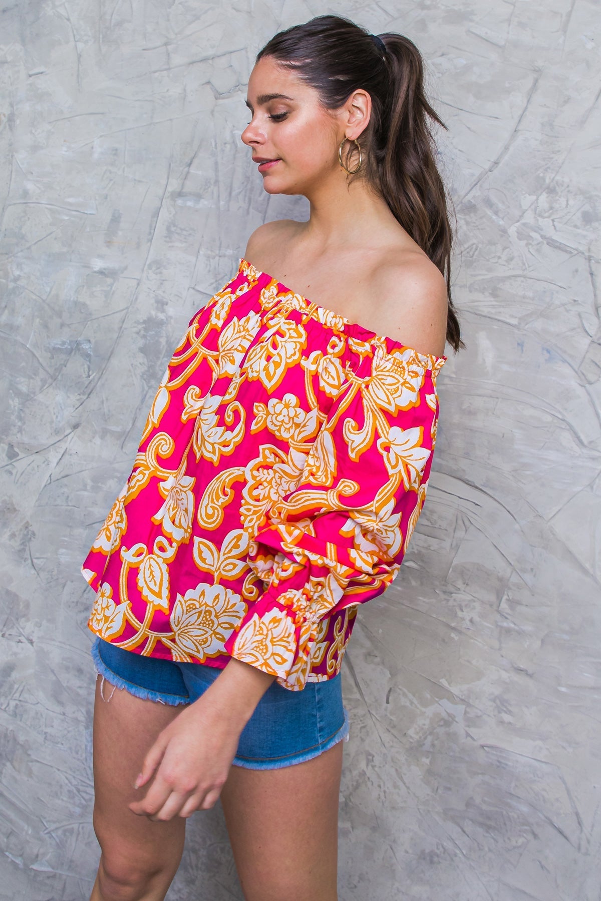 MEANT TO SHINE POPLIN TOP Flying Tomato