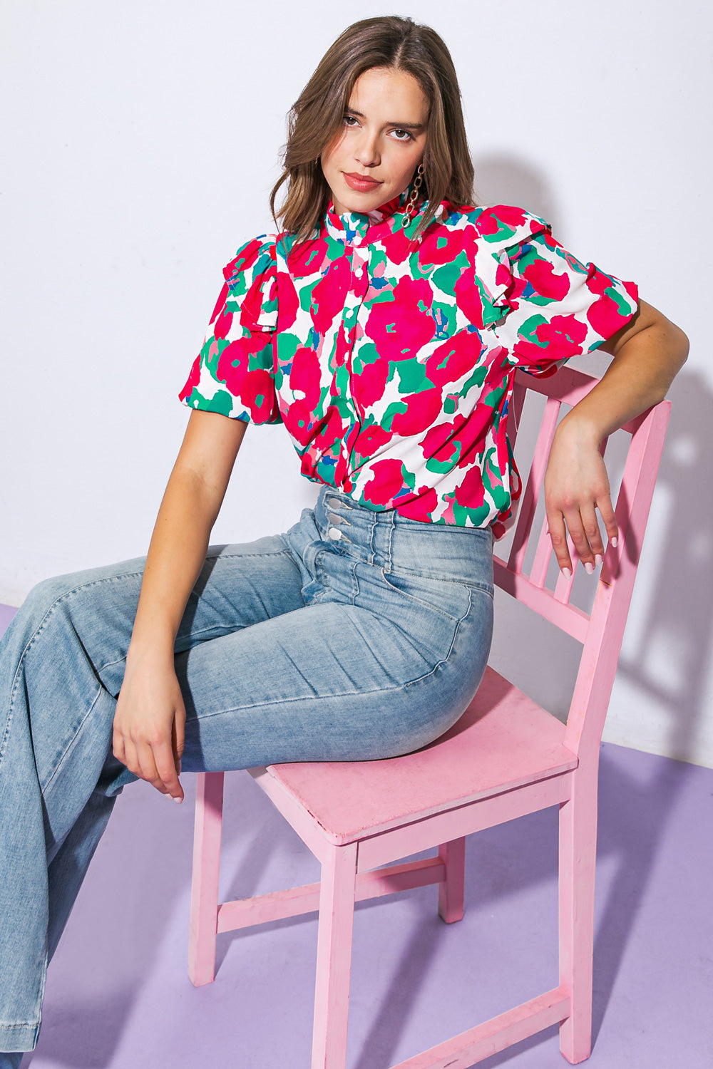 I CAN WAIT FOREVER WOVEN TOP Flying Tomato