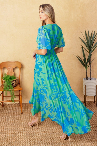 FOREVER DAYDREAMING WOVEN MIDI DRESS - Love Salve