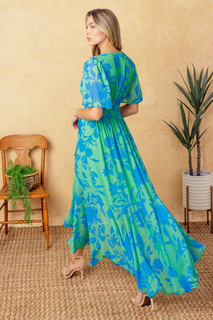 FOREVER DAYDREAMING WOVEN MIDI DRESS - Love Salve