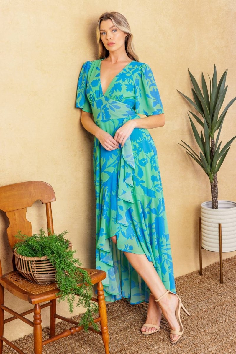 FOREVER DAYDREAMING WOVEN MIDI DRESS - Love Salve