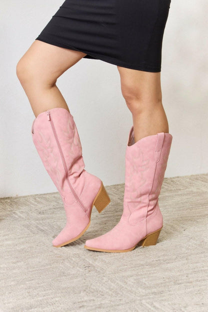 Forever Link Knee High Cowboy Boots - Love Salve