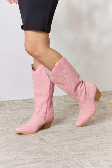 Forever Link Knee High Cowboy Boots - Love Salve