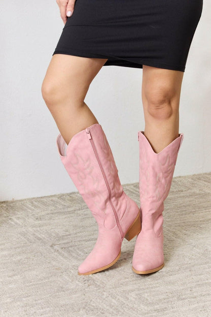 Forever Link Knee High Cowboy Boots - Love Salve