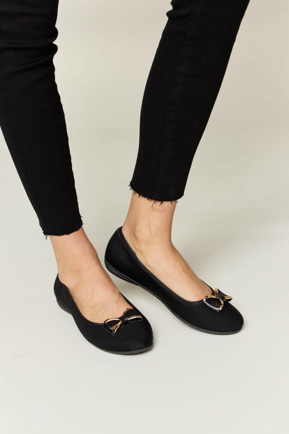 Forever Link Metal Buckle Flat Loafers - Love Salve