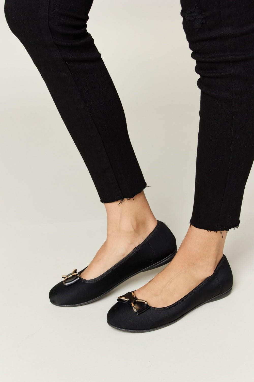 Forever Link Metal Buckle Flat Loafers - Love Salve