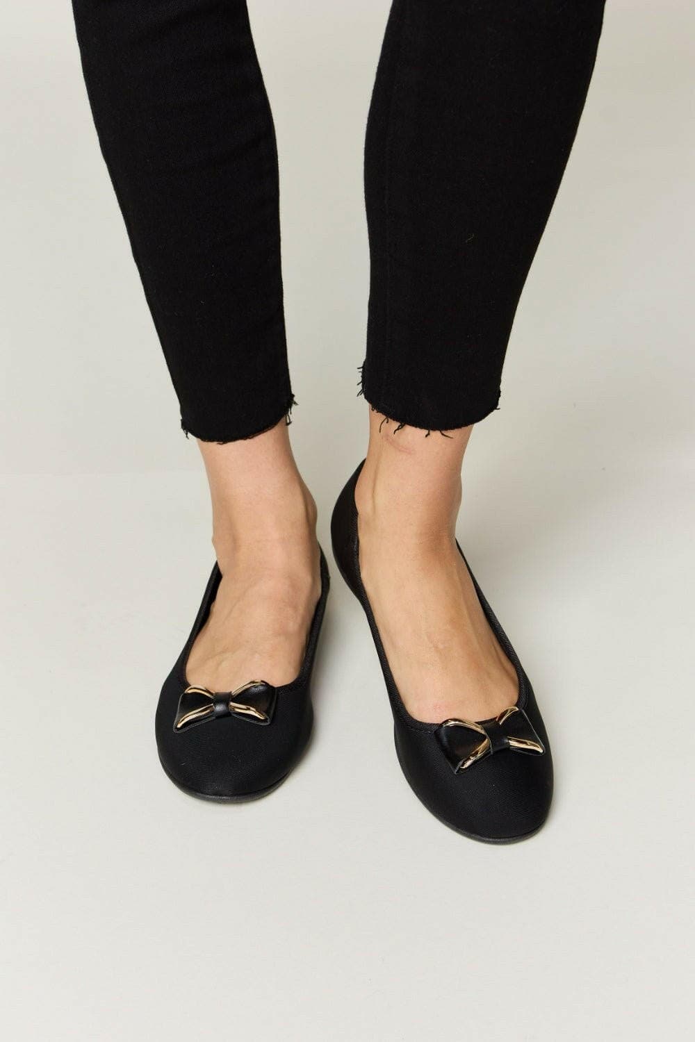 Forever Link Metal Buckle Flat Loafers - Love Salve