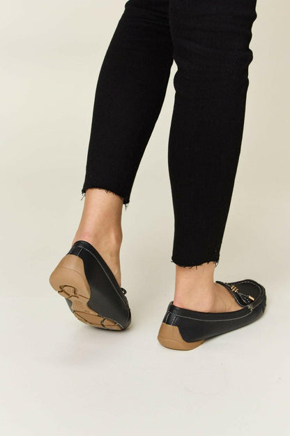 Forever Link Slip On Bow Flats Loafers - Love Salve