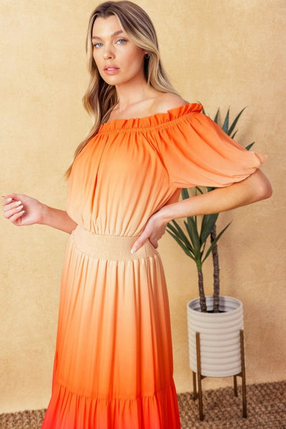 FORGOTTEN STORY WOVEN MAXI DRESS - Love Salve