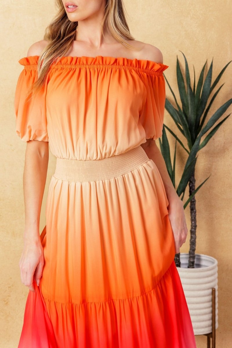 FORGOTTEN STORY WOVEN MAXI DRESS - Love Salve