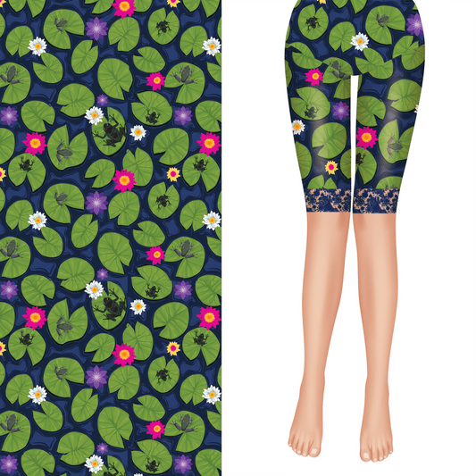 Pad is Hoppin Shorts with Blue Lace and Pockets MM