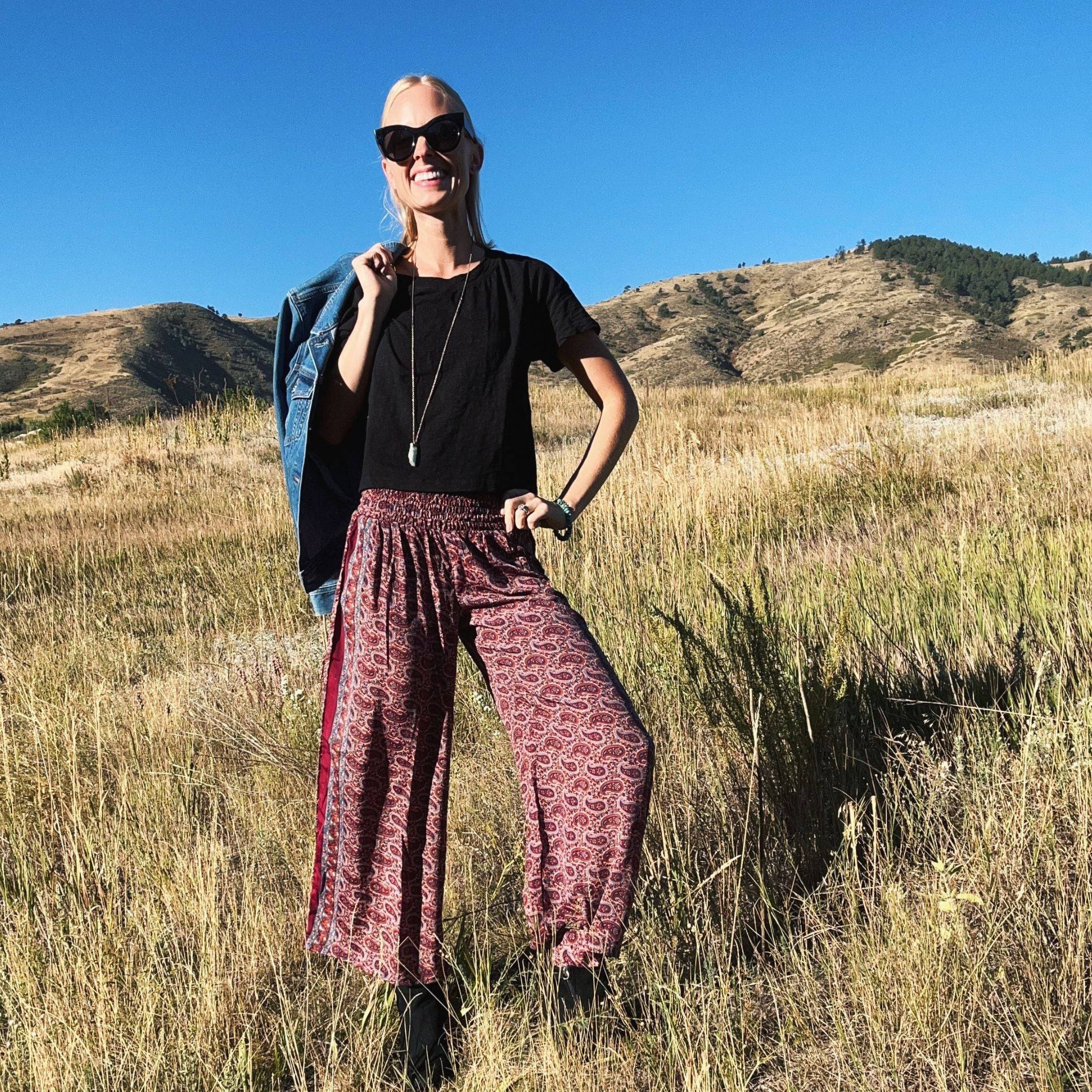 Free Spirit Wide-Leg Palazzo Pants Darn Good Yarn