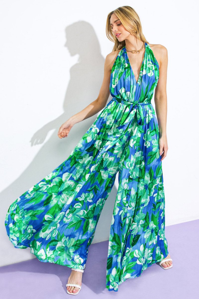FRIDAY EVENING WOVEN JUMPSUIT - Love Salve